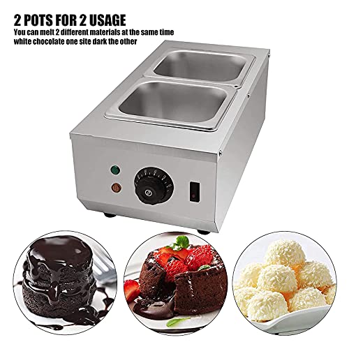 Máquina eléctrica para fundir y templar chocolate doble miniatura 4