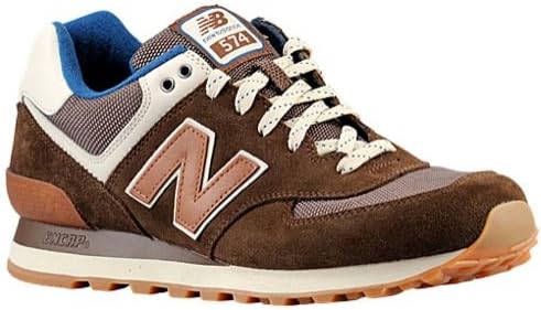 Amazon 並行輸入品 New Balance ニューバランス 574 メンズ Brown 茶 ブラウン Navy 紺 ネイビー New Balance ニューバランス シューズ バッグ