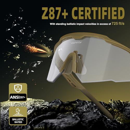 Image of Shooting Glasses Anti Fog with High Definition Lenses, ANSI Z87+ Certified Tactical Safety Glasses for Men Women