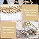 50 Stück Wedding Wands Hochzeit mit Glocke,Zauberstäbe Hochzeit Luftschlangen,Seidenfeenstab,Wedding Twirling Streamers für Hochzeiten, Geburtstage,Feiertagsfeiern Verwendet