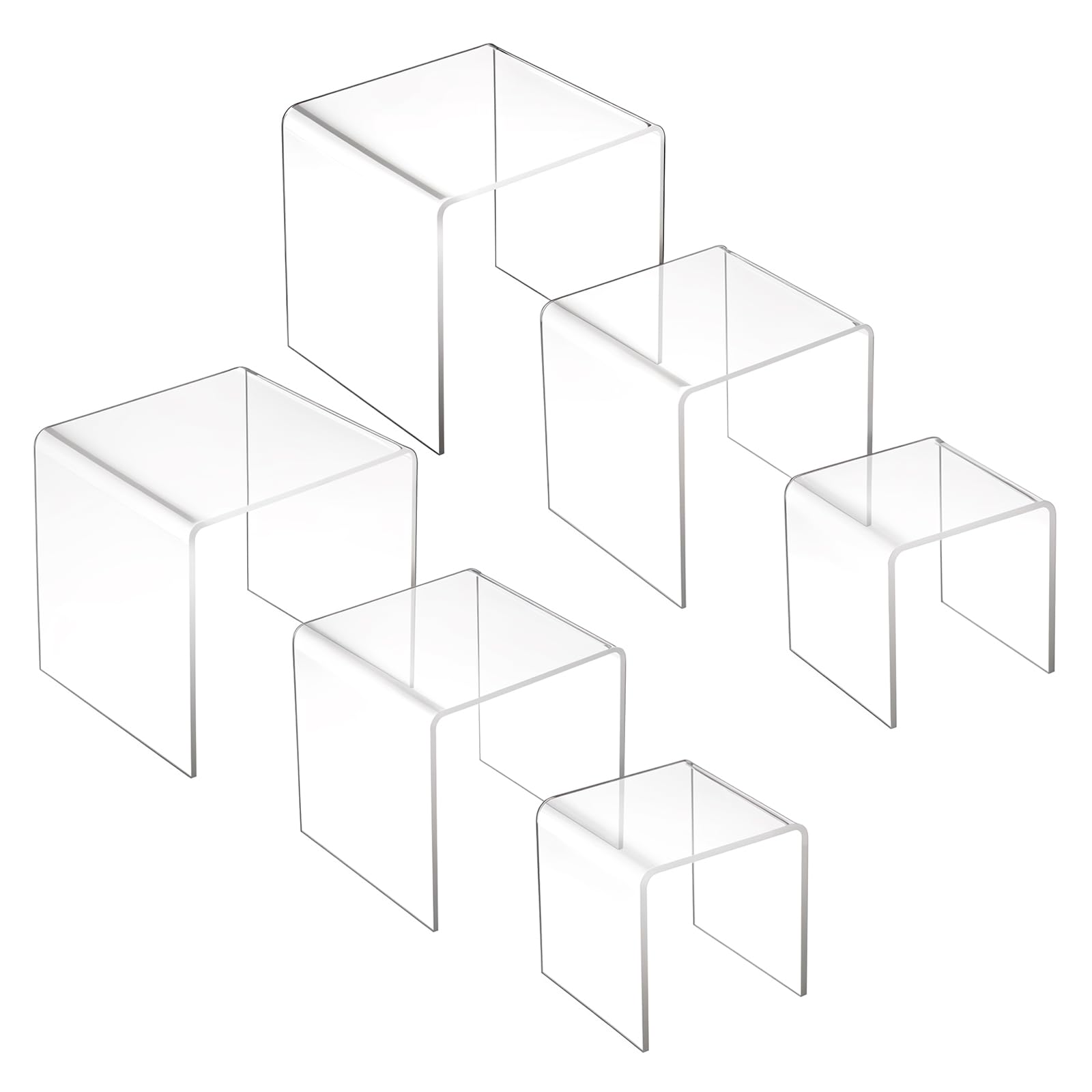 Présentoir acrylique à 3 niveaux pour sublimer vos tables de dessert et buffets de mariage