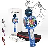 Fácil de usar: nuestro micrófono es adecuado para casi todos. Utiliza nuestra máquina de karaoke en tu próxima reunión familiar, eventos, cumpleaños o aula.
