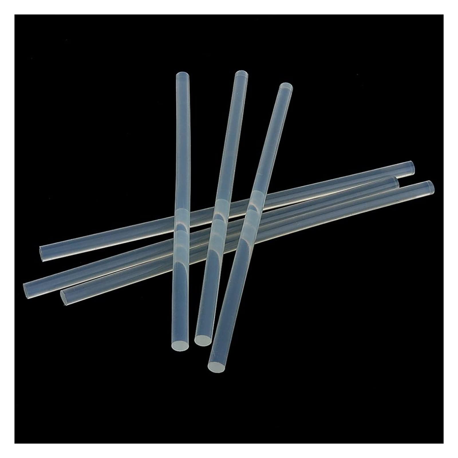 Bâtons de colle thermofusible, Lot de 10/20/50/100 adhésifs thermofusibles transparents 7 mm x 190 mm, outils de bricolage(100pcs)