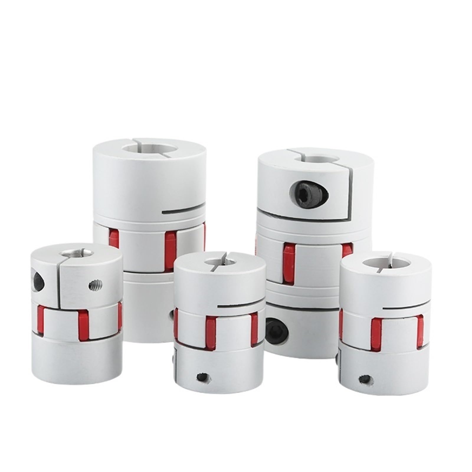 Accoppiamento for Albero Flessibile in Alluminio D20 L30 Encoder Elastico for servomotore a Coppia Elevata for Macchina for incidere 4/5/6/6.35/7/8/10mm(D6x10)