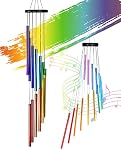 Wind Chimes, 30 Inches Windchimes Outdoor Hanging Wind Chimes Garden Decor Thick Metal Aluminium Alloy Tubes (Unique Color)