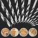 Brad Point Wood Drill Bit Set, 12Pcs Drill Bit Set with Double Flutes Design for Carpenter Woodworking and All Types of Wood (1/8