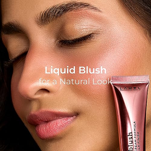 Lamel-402 BB Blush - Pink Blossom Cream Blush, Long-Lasting Glow & Matte Finish, Lightweight Formula,easy-To-Blend, Dermatologically Tested, Vegan & Cruelty-Free Blusher for... - Image 2
