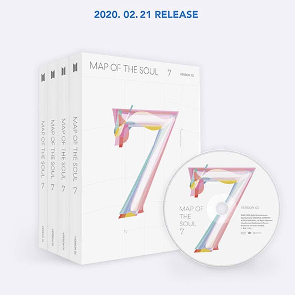 BANGTAN BTS Album - MAP of The Soul : 7 (Version 4) Album + Folded Poster