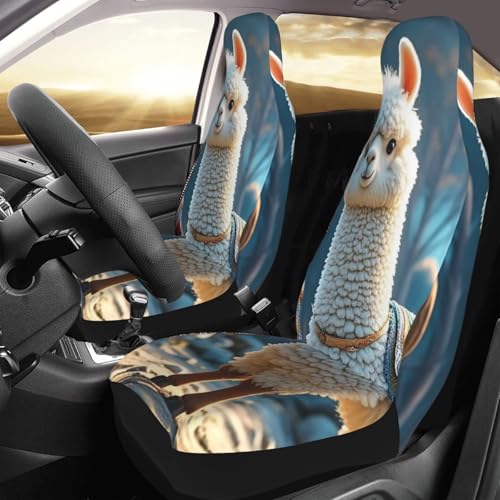 Housses de siège auto lavables et respirantes - Lot de 2 protections confortables alpaga