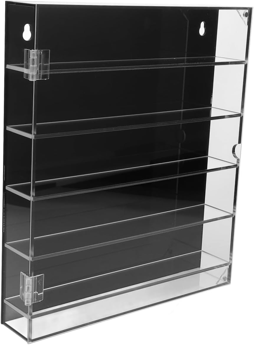 Acrylic Car Display Case Multi Layer Transparent Organizer for Model Cars Collectibles Storage for Countertop Wall Display