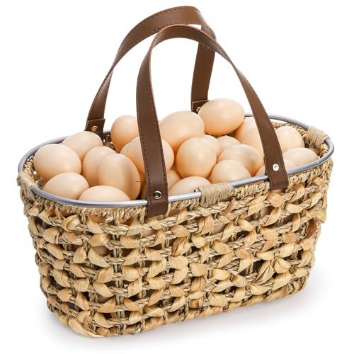 Goaste 13-Inch Handwoven Egg Basket