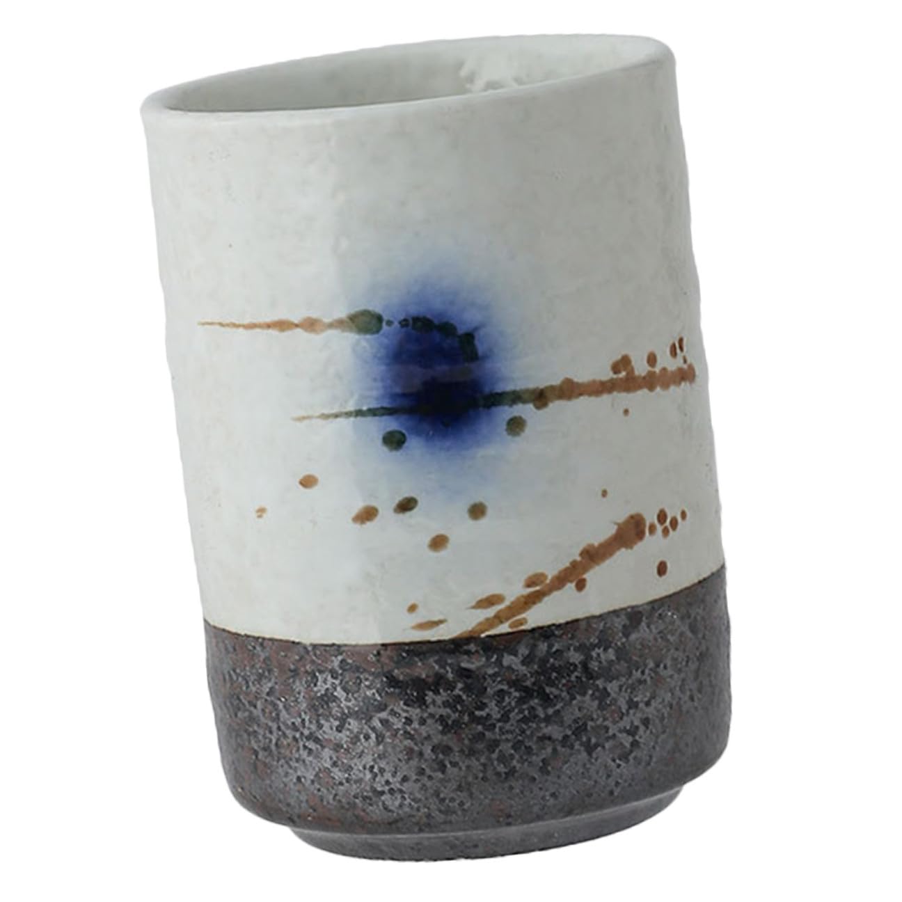 Taza de Té Japonesa Fácil de Limpiar y Apta para Lavavajillas de Cerámica 250ml Diseño Pintado a Mano Adecuado Ocio y Obsequio
