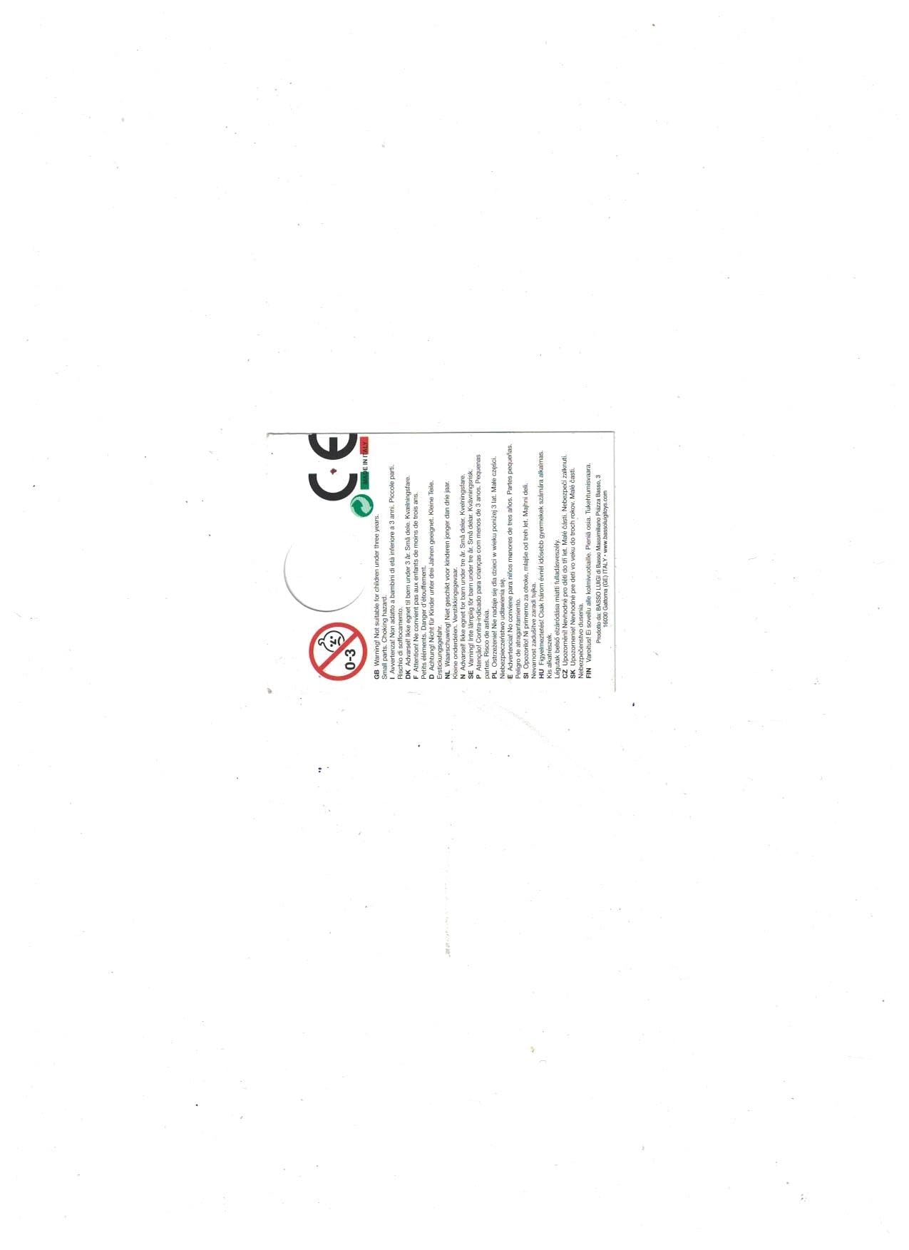 GIRANDOLA MULITCOLORE IN PLASTICA E LEGNO diametro cm 31 art 409/ECO (NEROBLU)