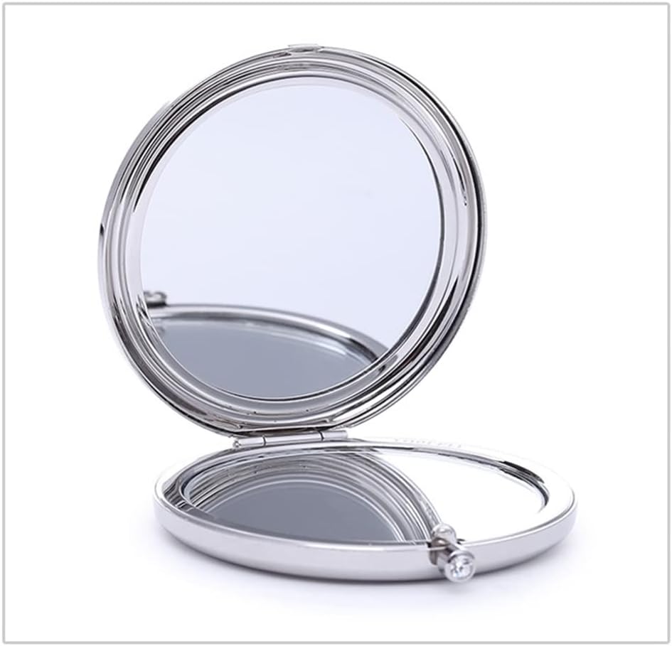 Send Girlfriends Gift Round Portable Small Folding Makeup Ladies