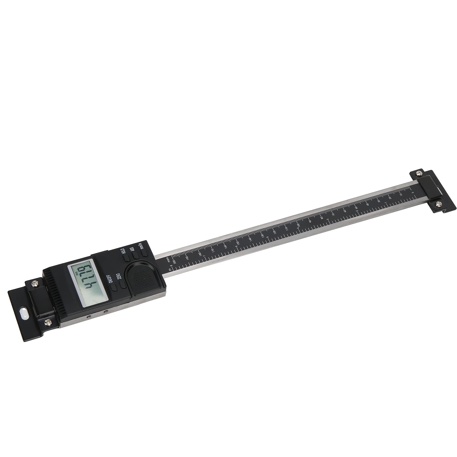 Fafeicy Pionowa Suwmiarka Cyfrowa LCD 0-200mm, Aluminiowa Linijka z