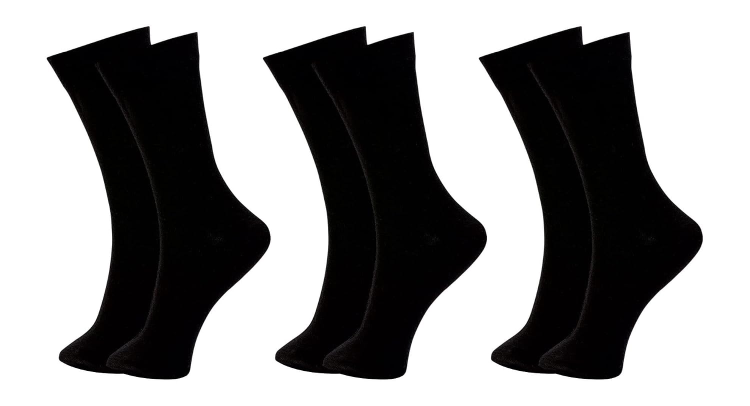 ASTRA School Socks – Pure Cotton with Spandex (Black) – Pack of 3 Pairs - Review, Price and Buying Guide