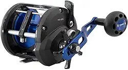 Carretilha Pesca Pesada Perfil Alto Maruri Robust 30 Drag 8Kg Manivela: Direita