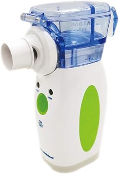 Amazon 一般医療機器届け出済 吸入器 小型 メッシュ ネブライザー n 001 携帯用ポーチ付き ネブライザー吸入器 家庭用 喘息 静音 コンパクト 軽量 軽い 簡単操作 薬液カップブルー Preciouscare 吸入器 通販