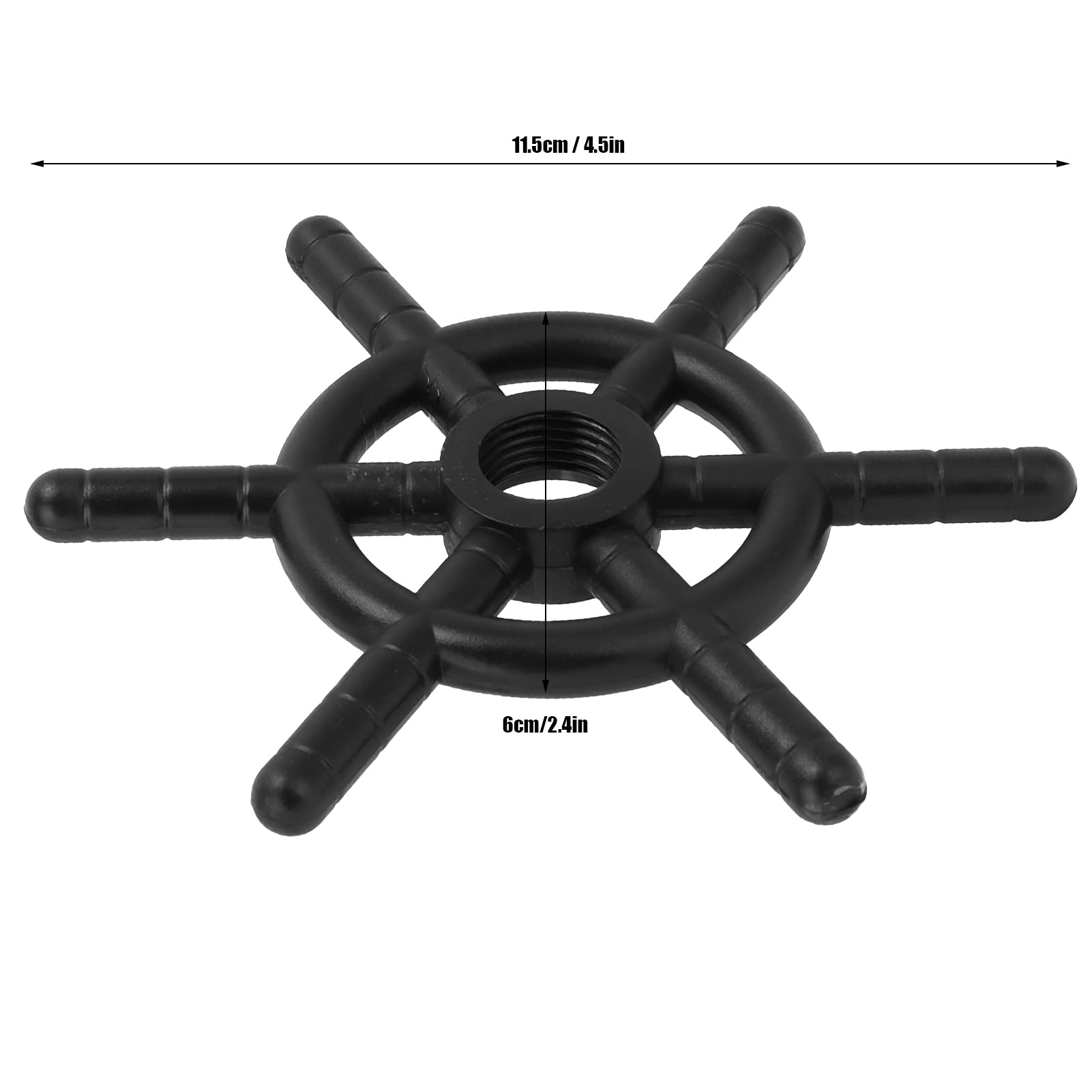 Rinceur Noir de Verre en Métal, Joint de Robinet de Rinçage de Verre, Accessoire de Rondelle Lave-tasse Automatique pour Restaurant Bar