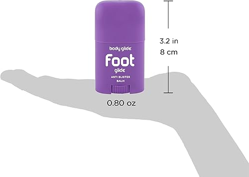 Miniatura 7 de BodyGlide Bálsamo antirozaduras original, 0.80 onzas y bálsamo antiampollas Foot Glide, 0.8 onzas prevención de ampollas para tacones, zapatos,