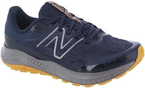 New Balance Men's Dynasoft Nitrel V5 Trail Running Shoe, Outerspace/Eclipse/Golden Hour, 11 X-Wide | Image 3