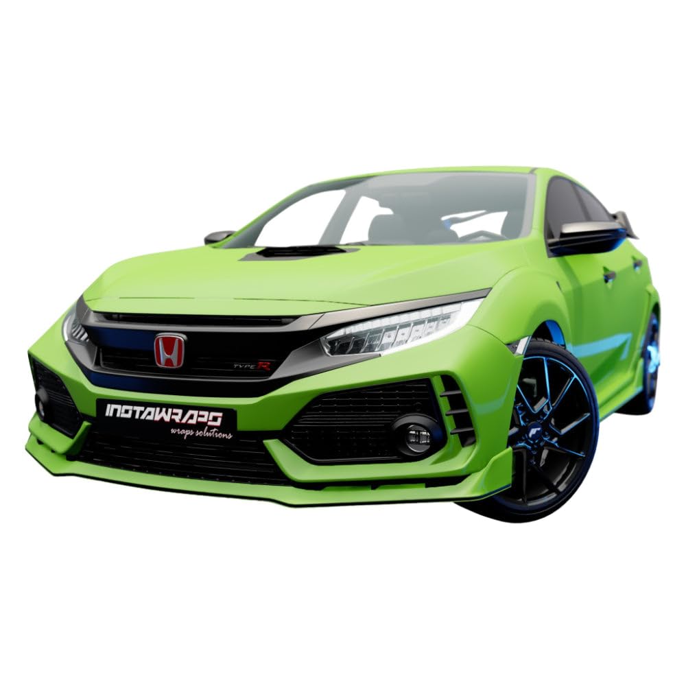 3M Car Wrap Roll 2080 Satin Apple Green | S196 | (Sample 3in x 5in) | Automotive Vinyl Wrap for Cars - Car Interior Wrap & Exterior
