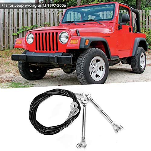 Kit de elevadores de extremidades Tbest para Tj 1997-2006: deflector de ramas y protector 7
