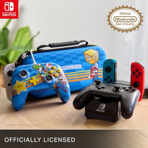 Image of PowerA Wireless Controller for Nintendo Switch - Kirby Mouthful, Switch Lite /Switch-OLED Model, Nintendo Switch 2, AA Battery Powered (Battery Included), Bluetooth, Motion Controls, Officially Licensed