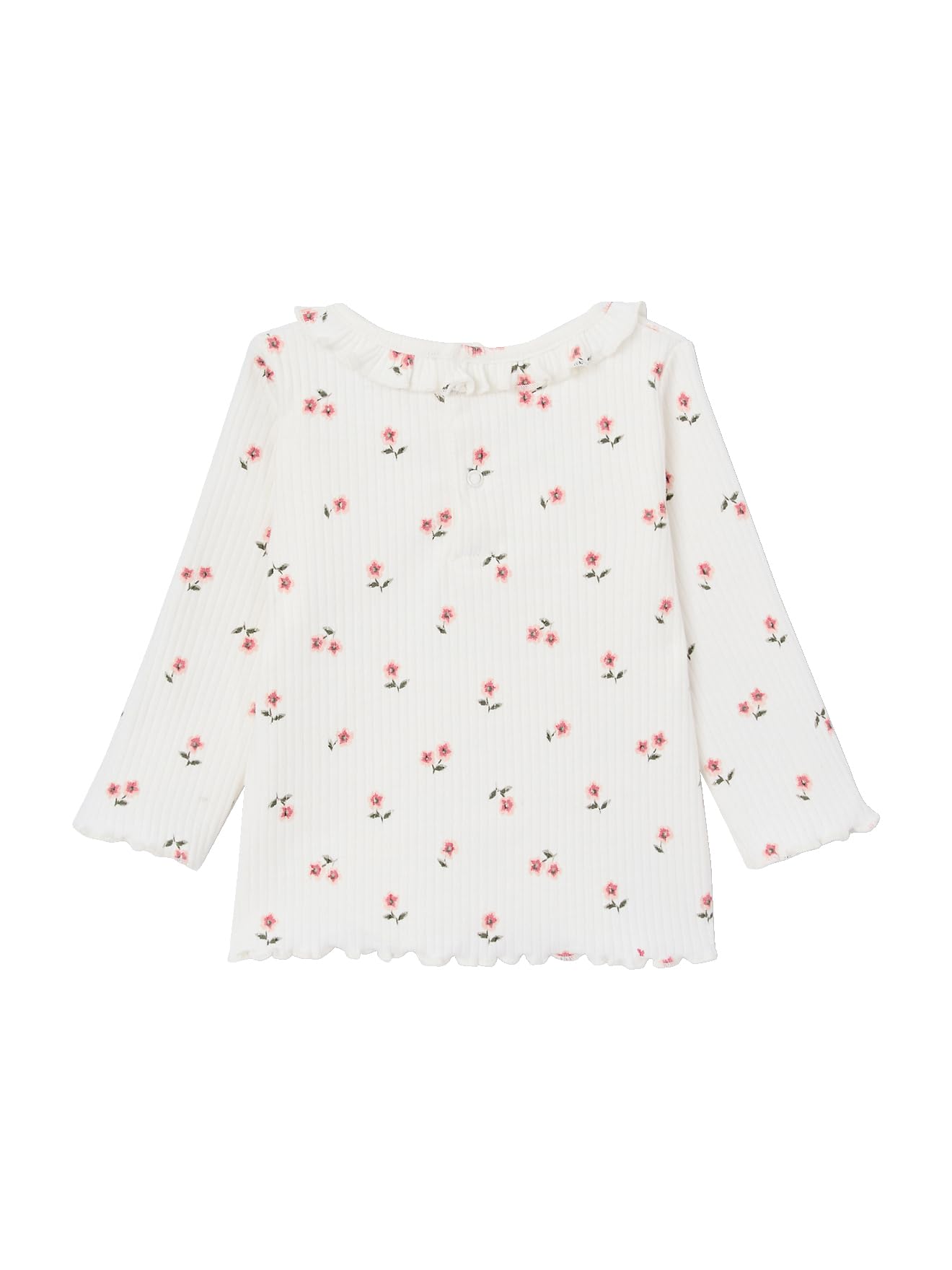 VERTBAUDET T Shirt Bébé en Maille Côtelée Manches Longues