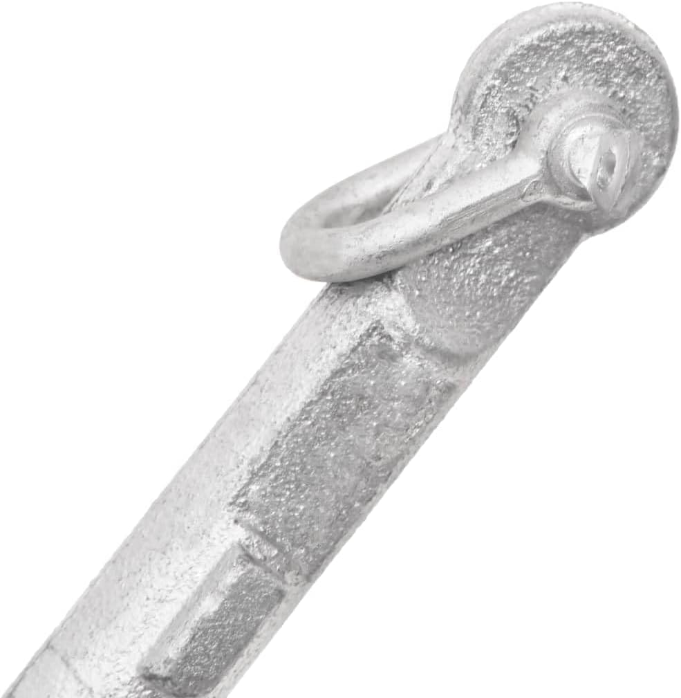 vidaXL Folding Anchor in Silver - Durable and Portable 4-Claw Grapnel Anchor Ideal for Small Boats, Sailboats, Dinghies, Fishing Boats, Kayaks and More - Made from Malleable Iron with 30m Rope Inc...