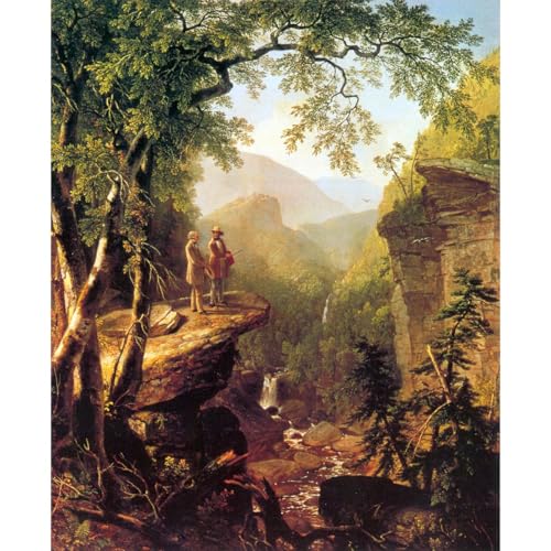 Impression giclée Kindred Spirits Asher Brown Durand contre les murs vides sans âme