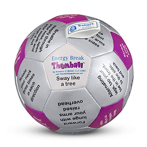 Image of Trainers Warehouse 6 inch Thumball Collection, 32 Prompts for Conversation, Team Building, Relationship and Training