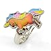 FUN JEWELS Fairy Tale Cute Unicorn Color Change Mood Ring For Girls Size Adjustable
