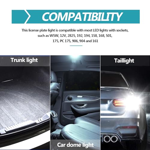 Kit de 70 luces LED interiores para autos miniatura 7