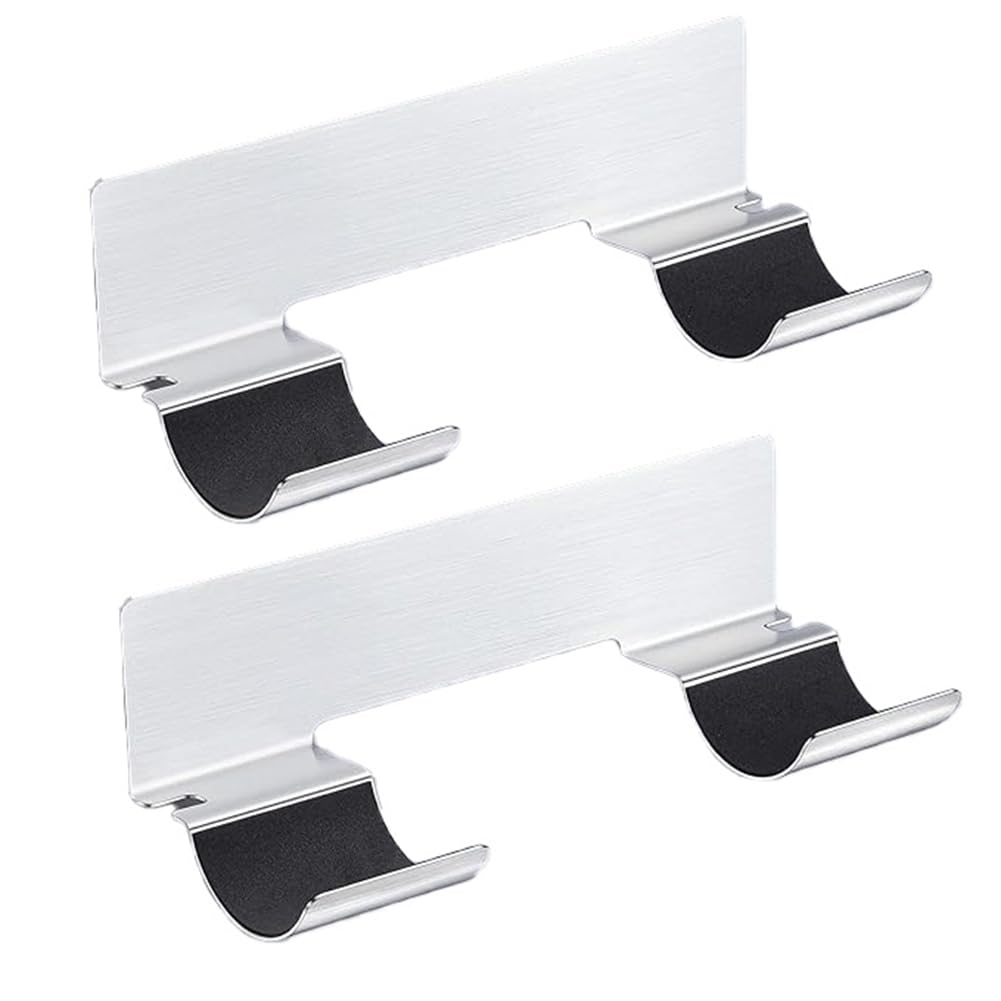 Osmond 2PCS Hair Dryer Holder Wall Mounted Hair Straightener Dryer Hair Stand Bathroom Organizer Shelves Washroom Organization