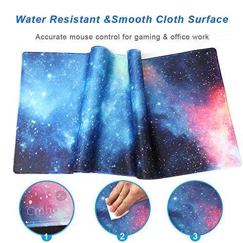 Cmhoo Xxl Professional Large Mouse Pad & Computer Game Mouse Mat (35.4X15.7X0.1In, 90X40 Sky002) #TOP4