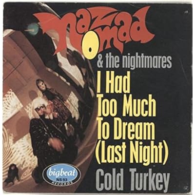 NAZ NOMAD & THE NIGHTMARES - I HAD TOO MUCH TO DREAM LAST NIGHT 7in