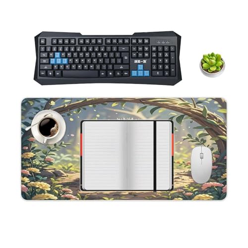 Lovely Hedgehog Desk Pad Large Office Desk Mat Rubber 30x60 cm miniatura 4