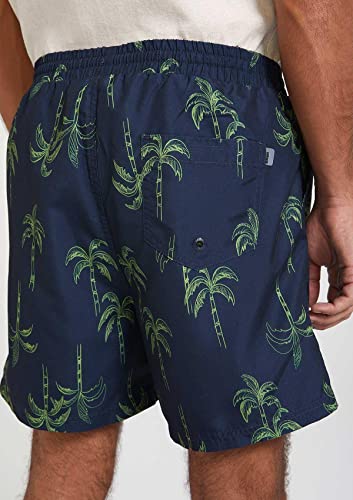 Shorts Praia Masculino Regular Estampado Azul Magenta G