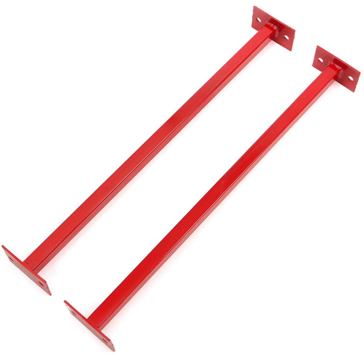 XtremepowerUS Stackable Steel Drum Rugged Rack 55 Gallons 1800 LB Load Capacity for 2 Drums, Red