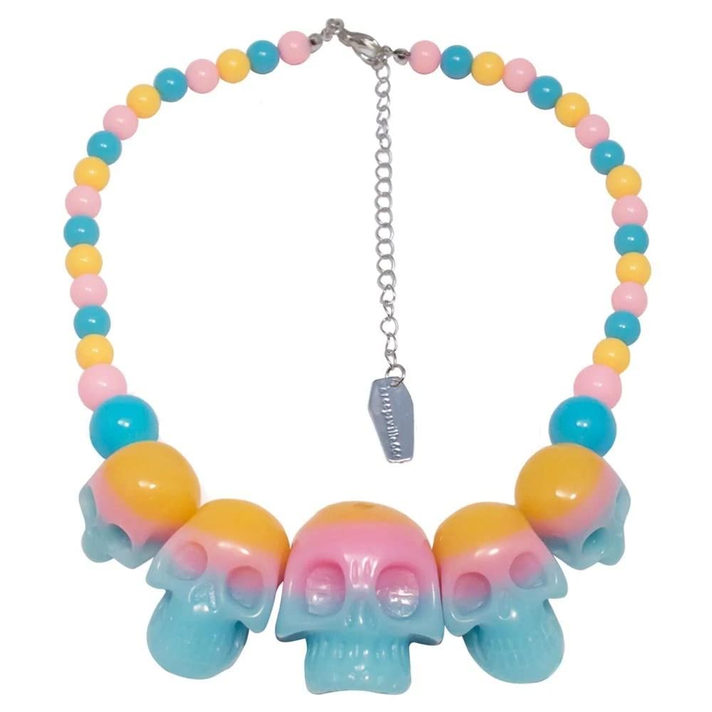 Rainbow Skull Collection Necklace