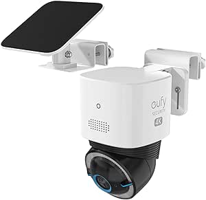 Cámara de Seguridad Eufy SoloCam S340 Solar Inalámbrica Exterior 360° Pan & Tilt, WiFi 2.4GHz