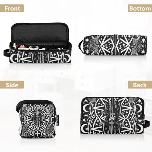 Estuche de viaje 2 en 1 para planchas y rizadores con tapete resistente al calor organizador impermeable para herramientas de cabello miniatura 5