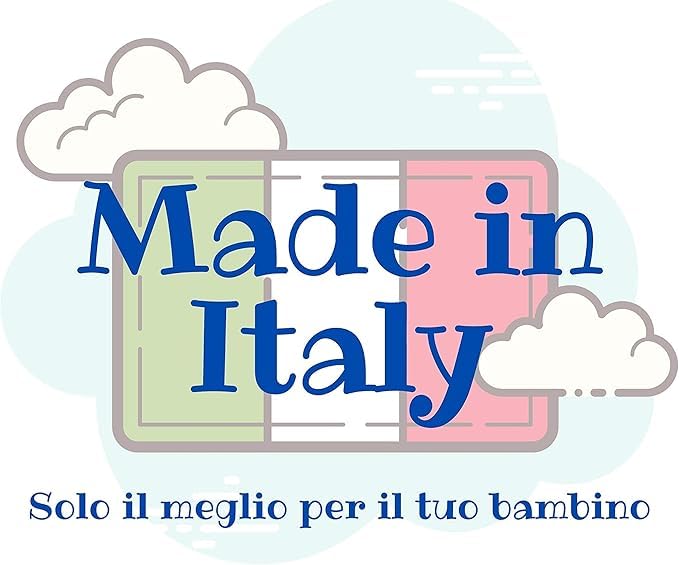 Moda Egidio Set Lenzuola Neonato Mio Piccolo Culla/Carrozzina Ricamo Pricipino O Principessa (CIELO)