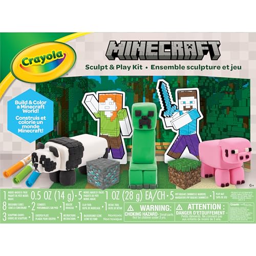 Crayola Minecraft Sculpt & Play Craft Kit...