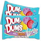 Dum Dums Bunny Pops Easter Lollipops 2024, Easter Basket Candy, Pack of 2-20ct Bags