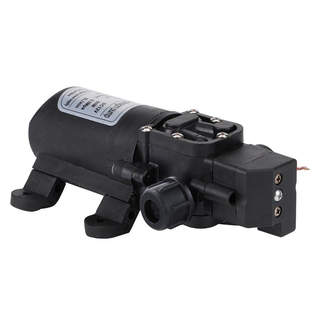 Pompe à eau haute pression MAGT DC 12V 116Psi caravane auto-amorçante bateau de camping interrupteur de pression intégré en plastique, métal, caoutchouc noire populaire