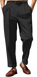 Generic Formal Elasticated Work Trousers Men Slim Fit Straig