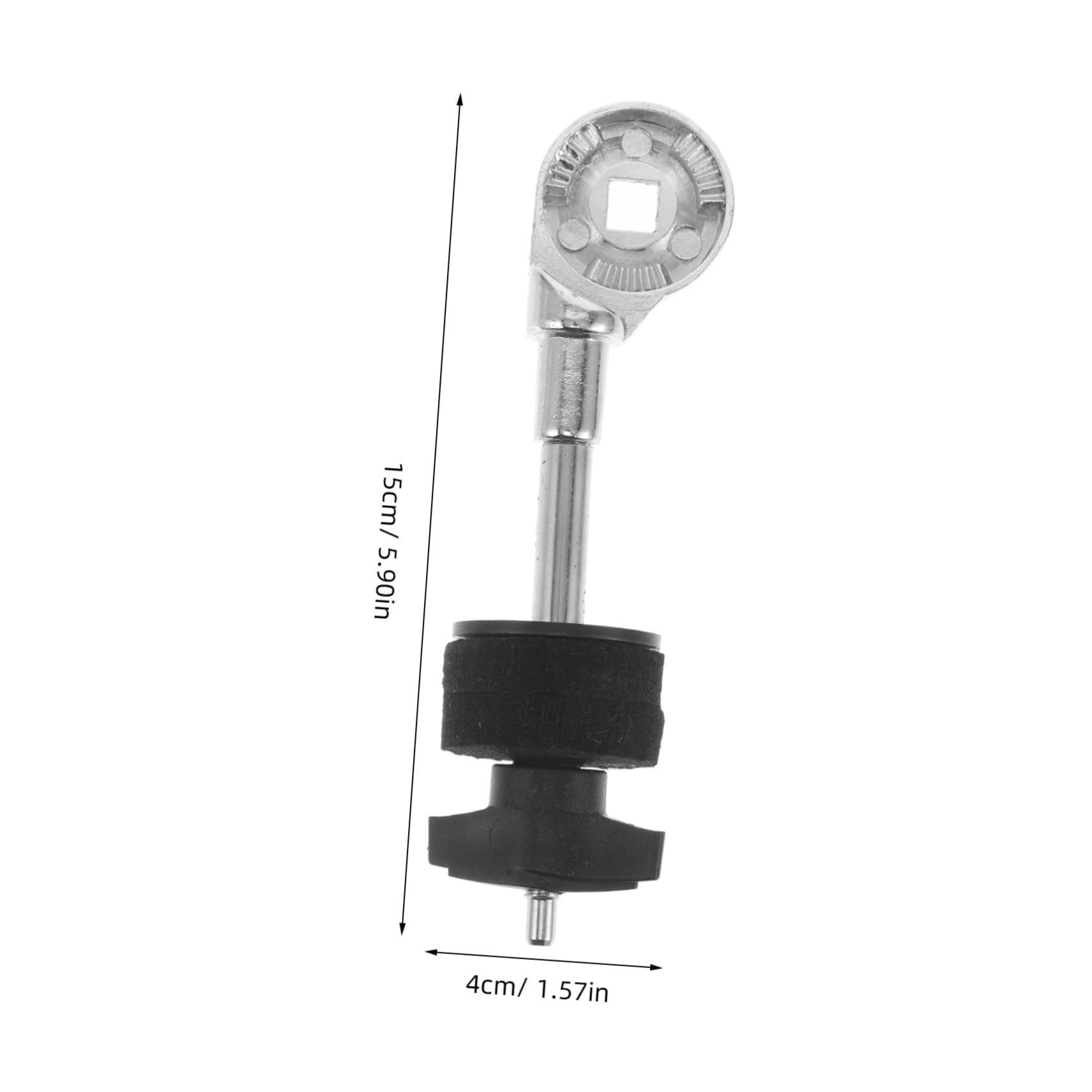 Mikinona Support de Cymbale, Accessoire de Percussion en Métal Noir pour Batterie Performance Stable Améliorant la Qualité Sonore Lors de Concerts