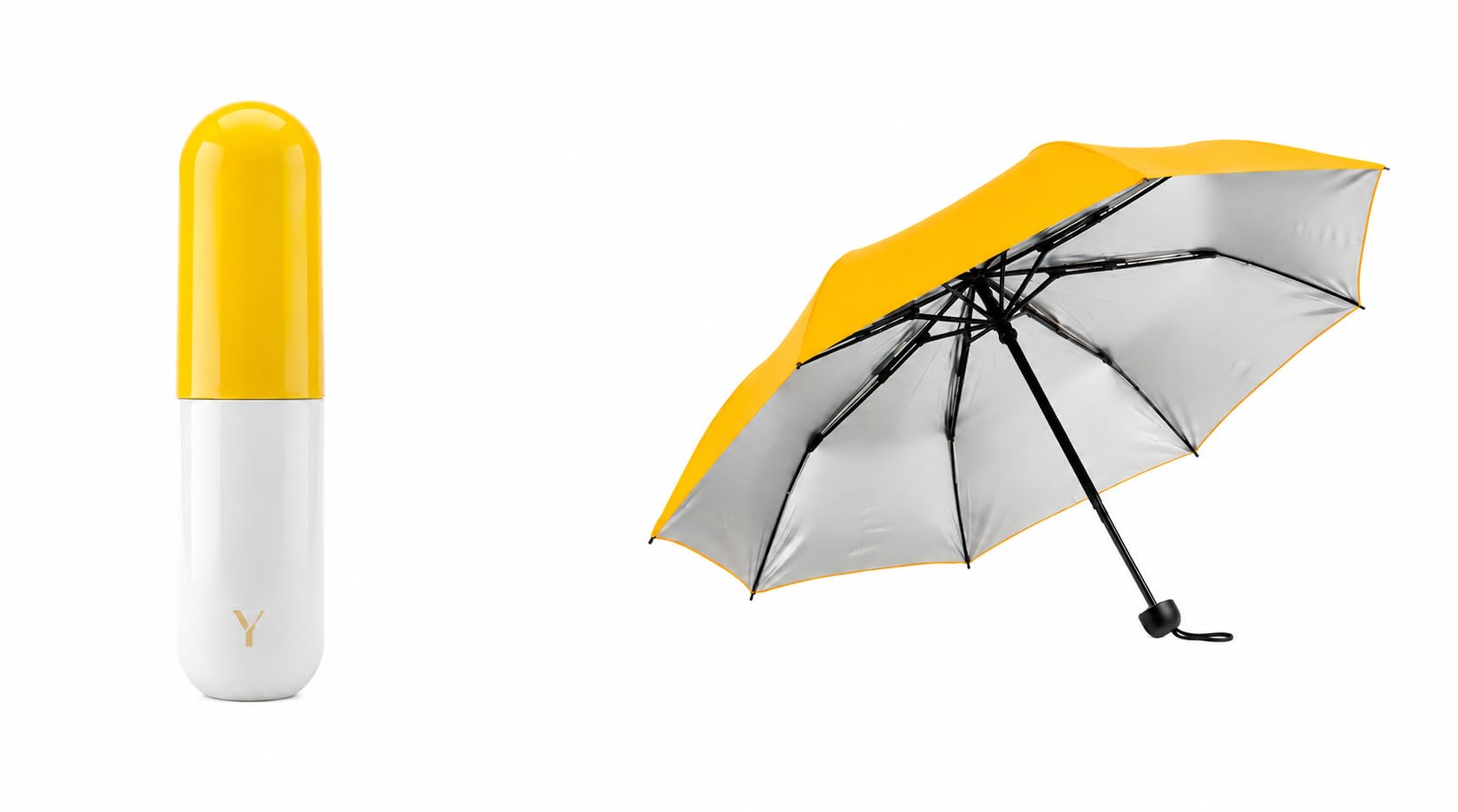 Capsule Umbrella for Men & Women || Compactable, Small 3 Folds || Easy Portable || Pocket Friendly || No Drip || Wet Proof || Leakproof Compact || Gift for Men & Women || Use for School Bag, Purse, Laptop Bag etc.-image-30